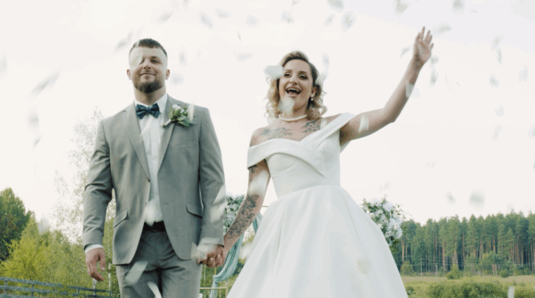 Reportaż ślubny Pauli i Mateusza – plenerowa ceremonia w Zajeździe Sokołda